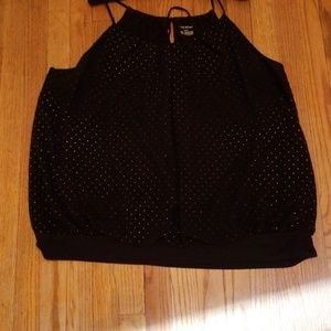 Lane Bryant Spaghetti Strap evening blouse size 22